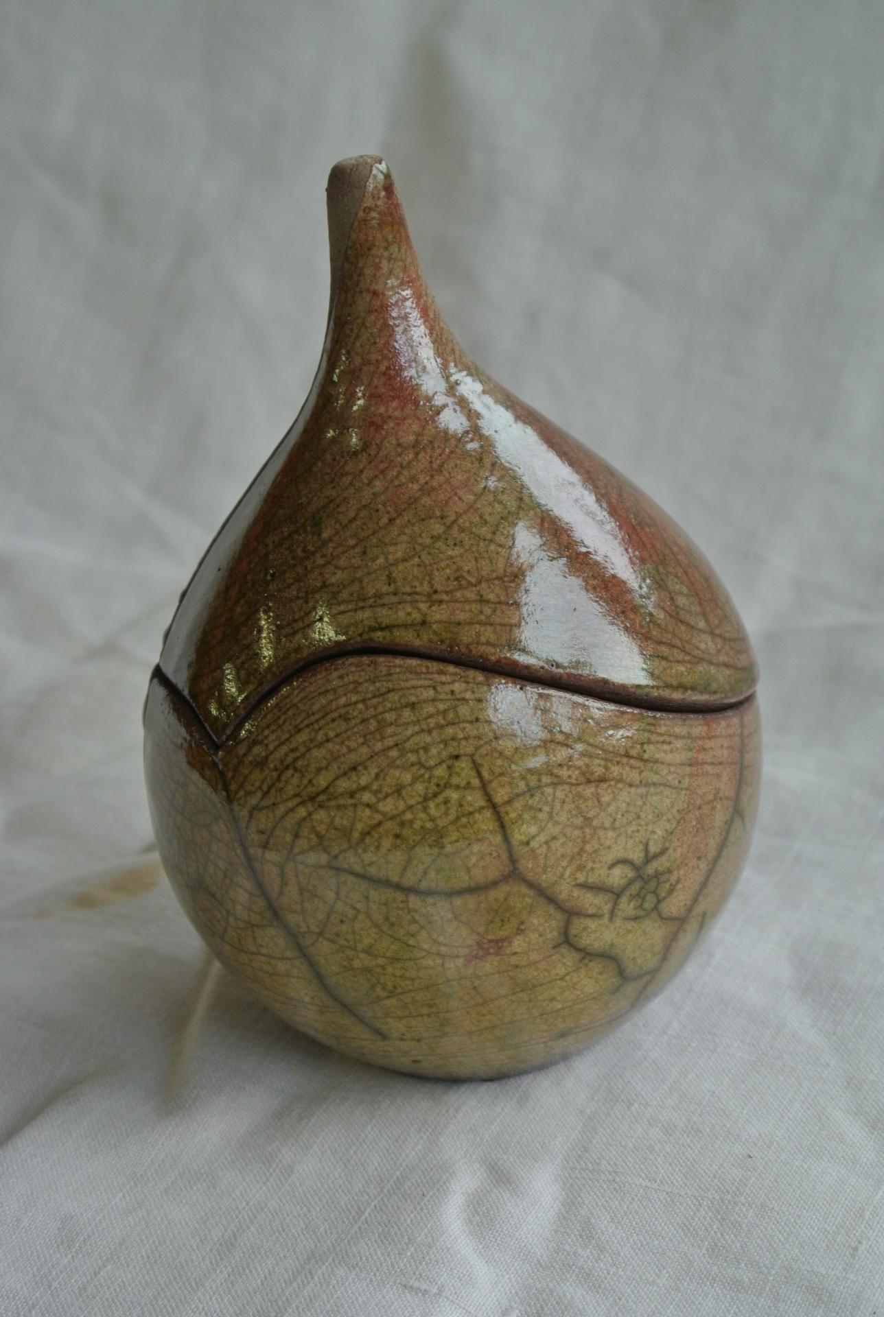 Boite Raku, goutte d'eau